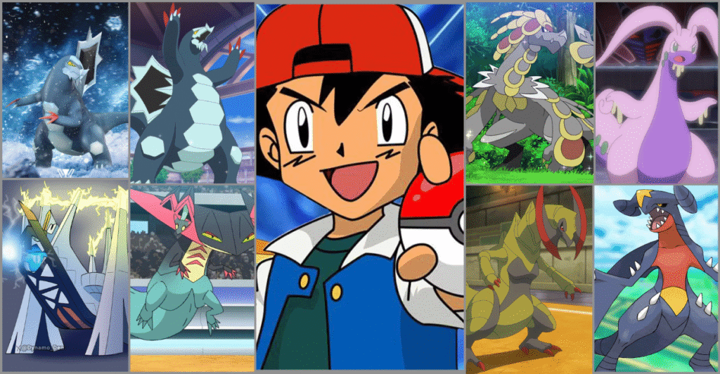 Ash e os melhores Pokémon dragão 2025