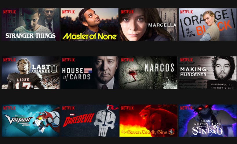 séries curtas da netflix