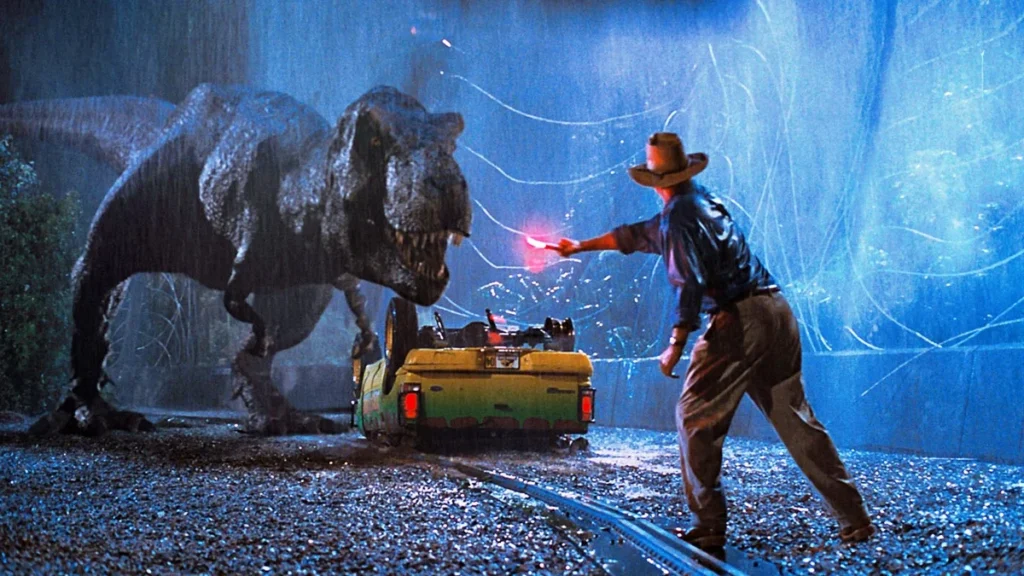 T-Rex em Jurassic Park