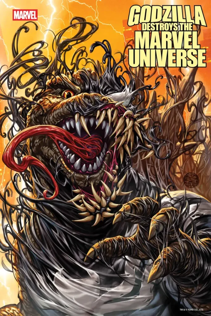 Godzilla Destroys the Marvel Universe