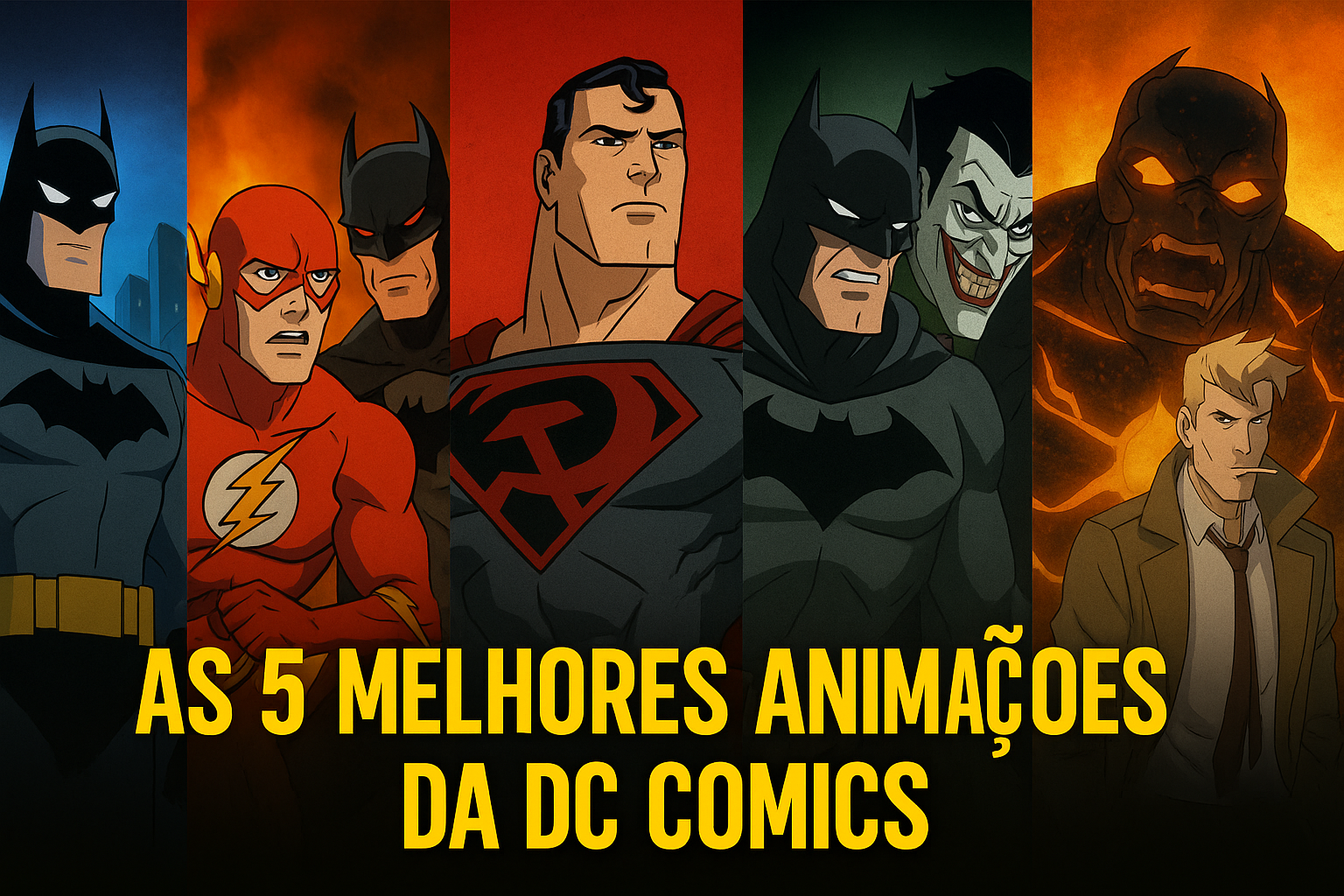 5 filmes de animacoes dc